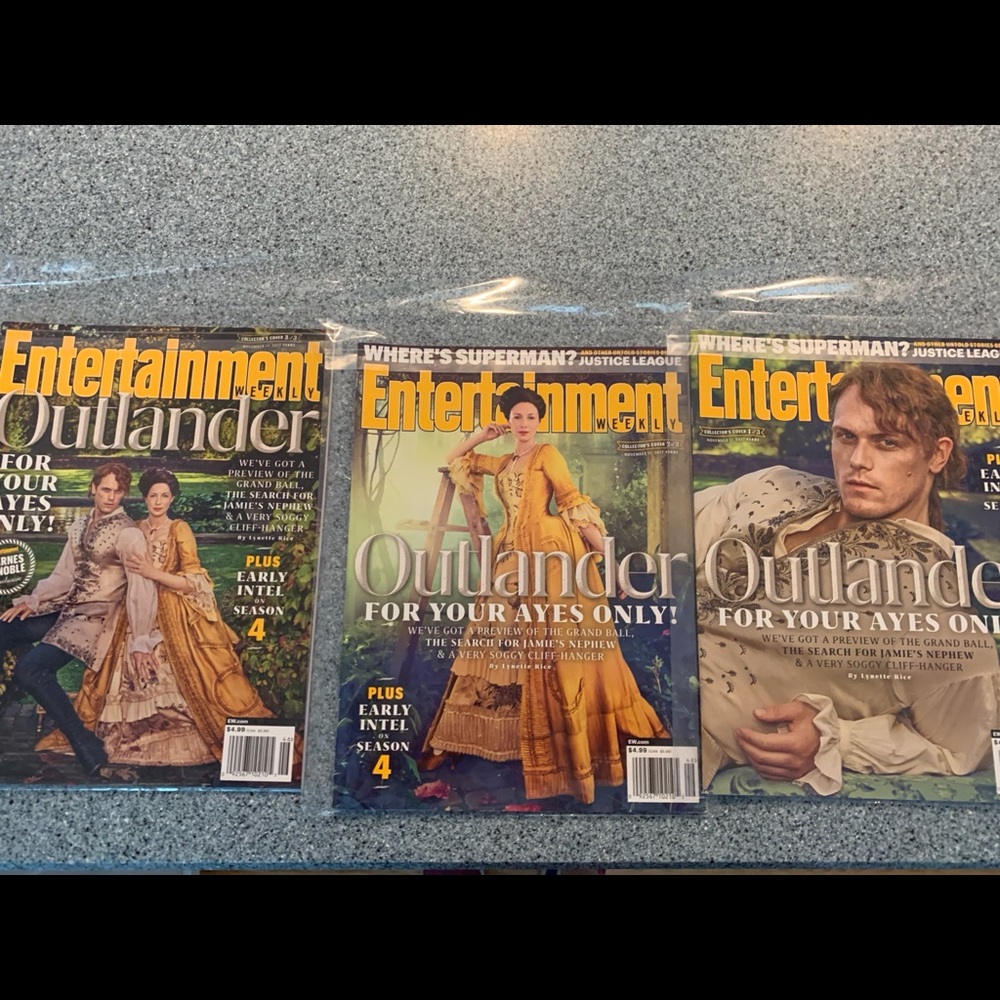 Entertainment Weekly Outlander Collector’s Covers